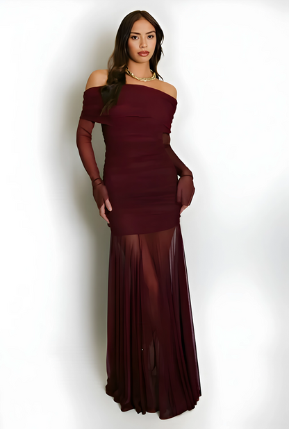Fiona - Mesh Maxi Dress