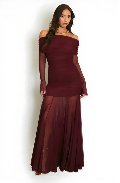 Fiona - Mesh Maxi Dress